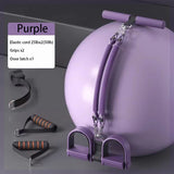A Set Of Adjustable Resistance Tension Bands With Foot Pedals And Handles, High Resistance Level, Anti Fall, Suitable For Fitness Training, Body Stretching, And Abdominal Muscle Exercises